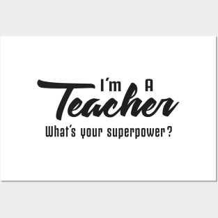 Teacher Superpower Posters and Art